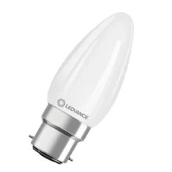 LED kerte 4,8W/827 (40W) mat B22D, dæmpbar - LEDVANCE