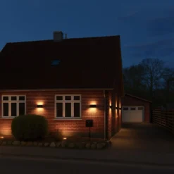 LEDlife DuoLume 12W væglampe - op/ned, inde/ude, inkl. lyskilde, IP65, 1000lm, RA 80, 230V input, sort