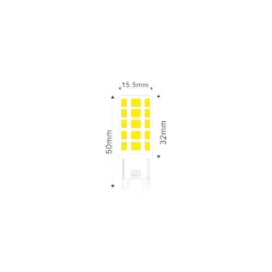 LEDlife G9 3,5W LED pære, ikke dæmpbar, varm hvid (3000K)