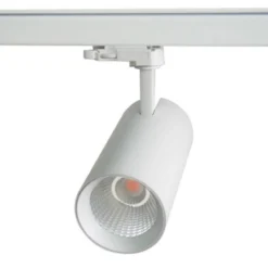 LEDlife Hvid Skinnespot 30W, 3900lm, RA90, Flickerfri, 3-faset, 170xØ80mm