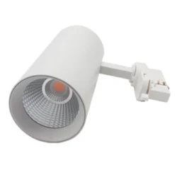 LEDlife Hvid Skinnespot 30W, 3900lm, RA90, Flickerfri, 3-faset, 170xØ80mm