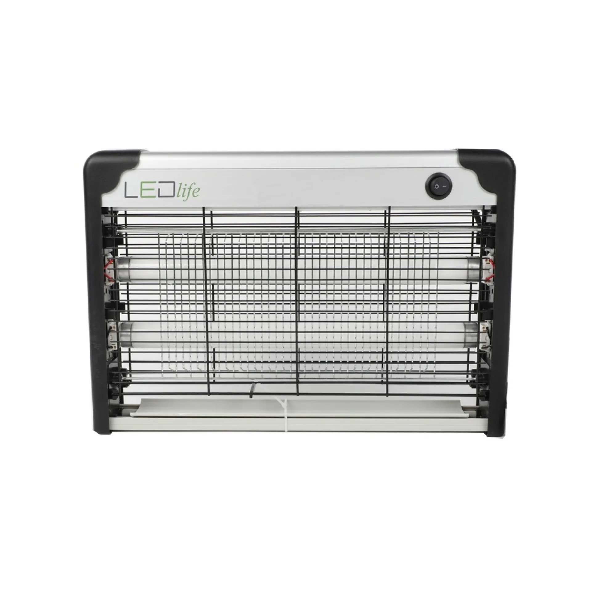 LEDlife insektlampe - 2x6W, indendørs, UV-lys, dækker ca. 30m2