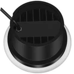 LEDlife nedgravningsspot, 12W, rund, rustfrit stål, 24V AC/DC, ikke dæmpbar, neutral kulør