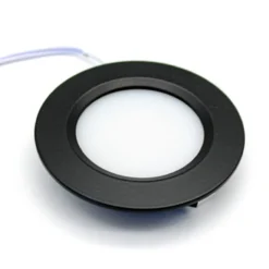 LEDlife Reco68 Møbelspot, inkl. strømforsyning, 2,5W, 12V, 180lm, RA80 - Sort (3-pak)