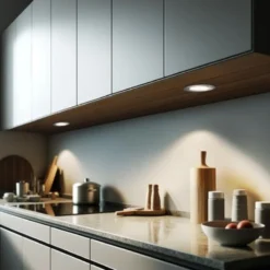 LEDlife Reco68 møbelspot, inkl. strømforsyning, 2,5W LED, erstatter 25W, 12V input, 180lm, RA80 - børstet stål (3-pak)