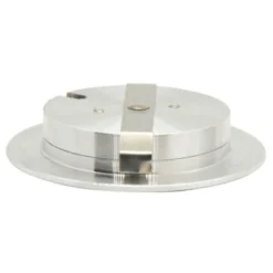 LEDlife Reco68 møbelspot, inkl. strømforsyning, 2,5W LED, erstatter 25W, 12V input, 180lm, RA80 - børstet stål (3-pak)