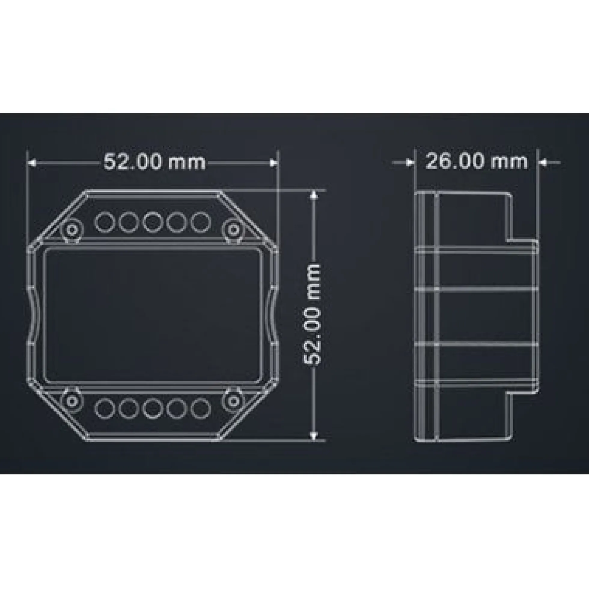 LEDlife rWave indbygningsdæmper - RF, push-dim, 200W LED dæmper, til indbygning, 230V