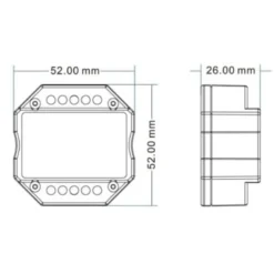 LEDlife rWave indbygningsrelæ - RF, 360W LED, 230V