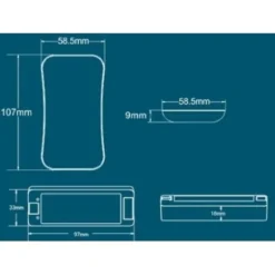 LEDlife rWave touch CCT fjernbetjening - 4 zone batteri inkl. holder