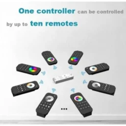 LEDlife rWave touch dæmper sort fjernbetjening - 4 zoner, batteri, inkl. holder