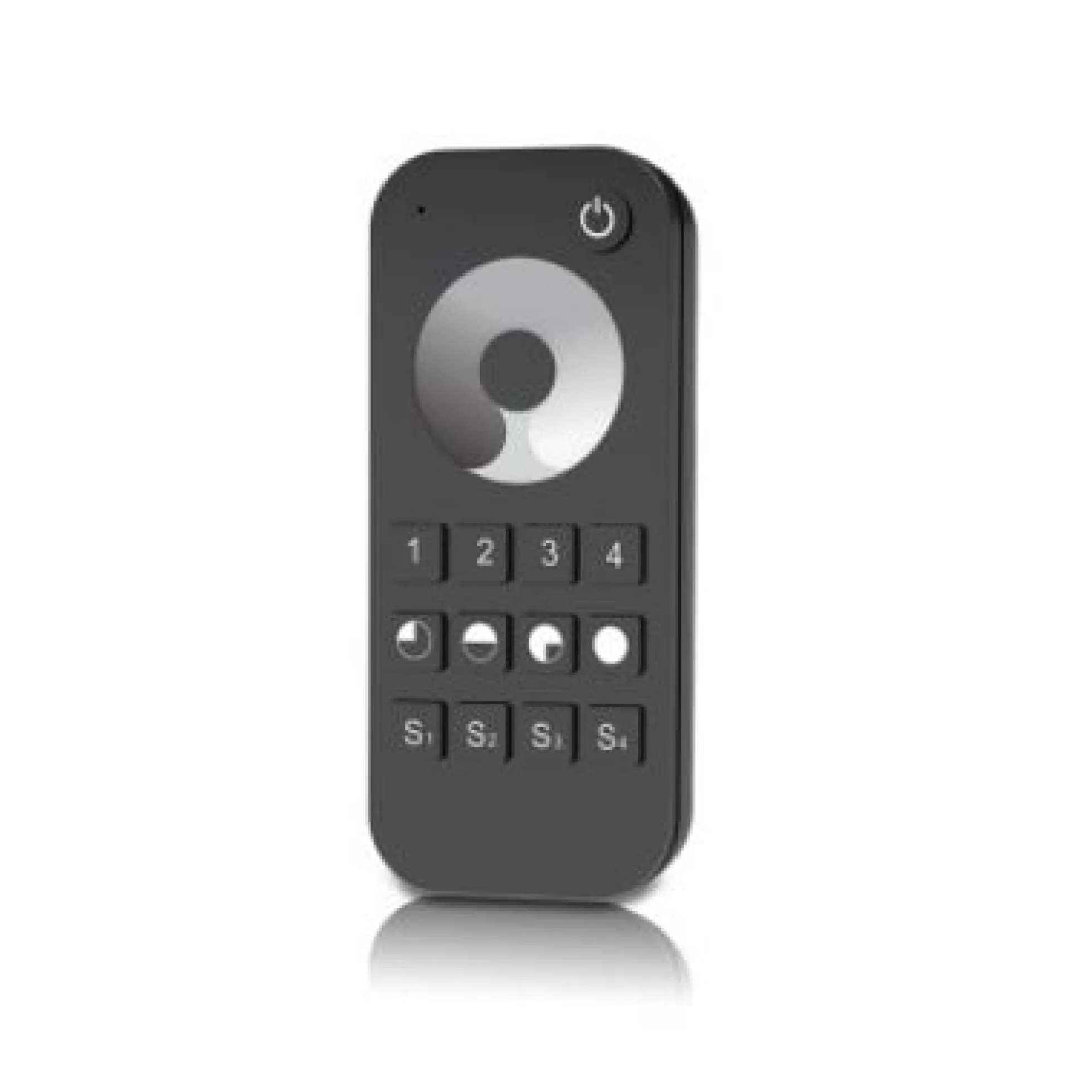 LEDlife rWave touch dæmper sort fjernbetjening - 4 zoner, batteri, inkl. holder