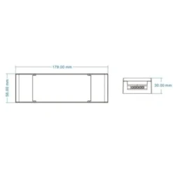 LEDlife rWave 75W dæmp og driver i én - 12V DC, RF, Push-dæmp, Input 230V