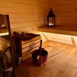 LEDlife Sauna LED strip, 8W pr. meter, IP68, 24V, dæmpbar, 2600K