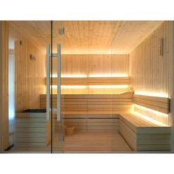 LEDlife Sauna LED strip, 8W pr. meter, IP68, 24V, dæmpbar, 2600K
