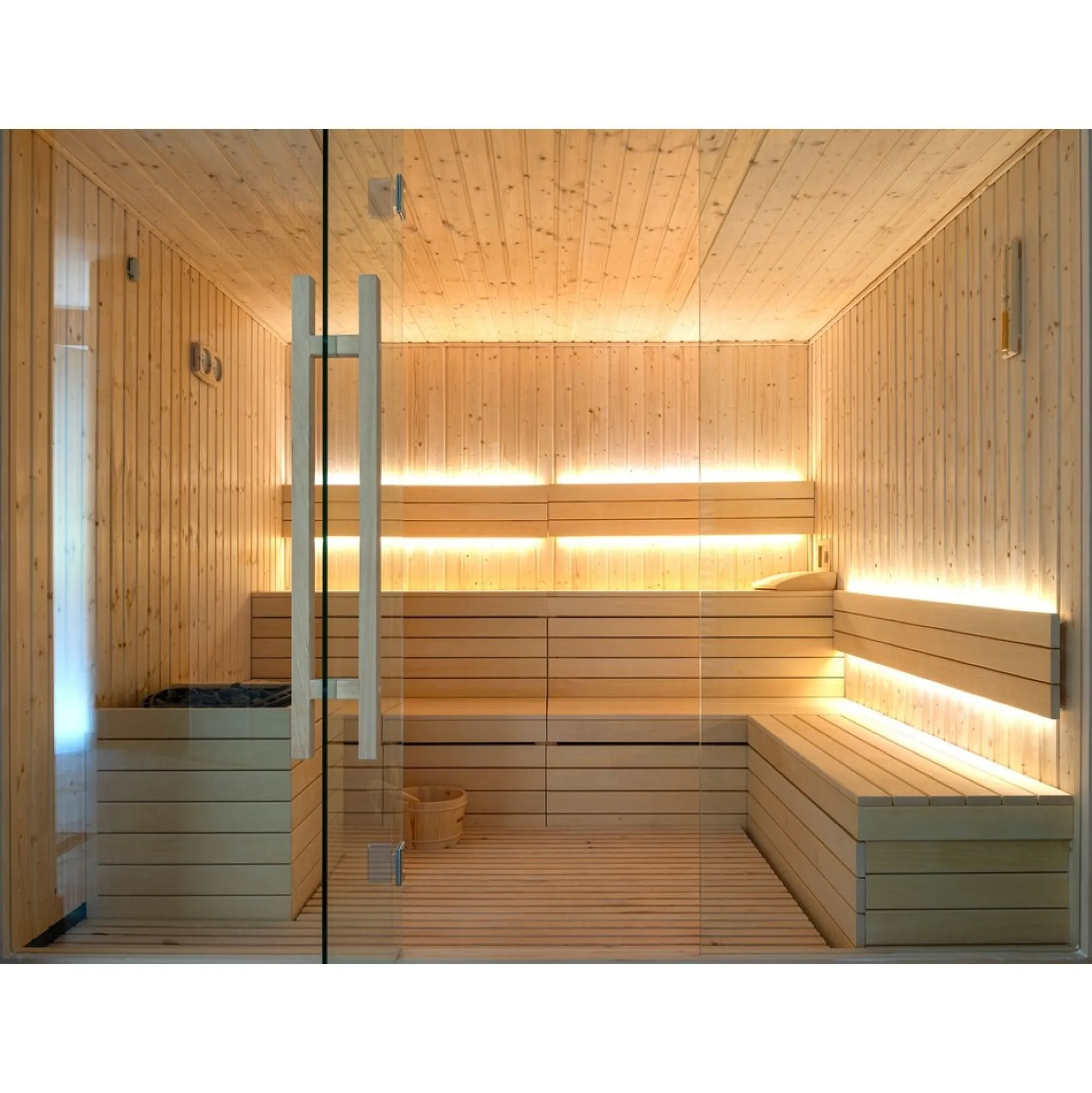 LEDlife Sauna LED strip, 8W pr. meter, IP68, 24V, dæmpbar, 2600K