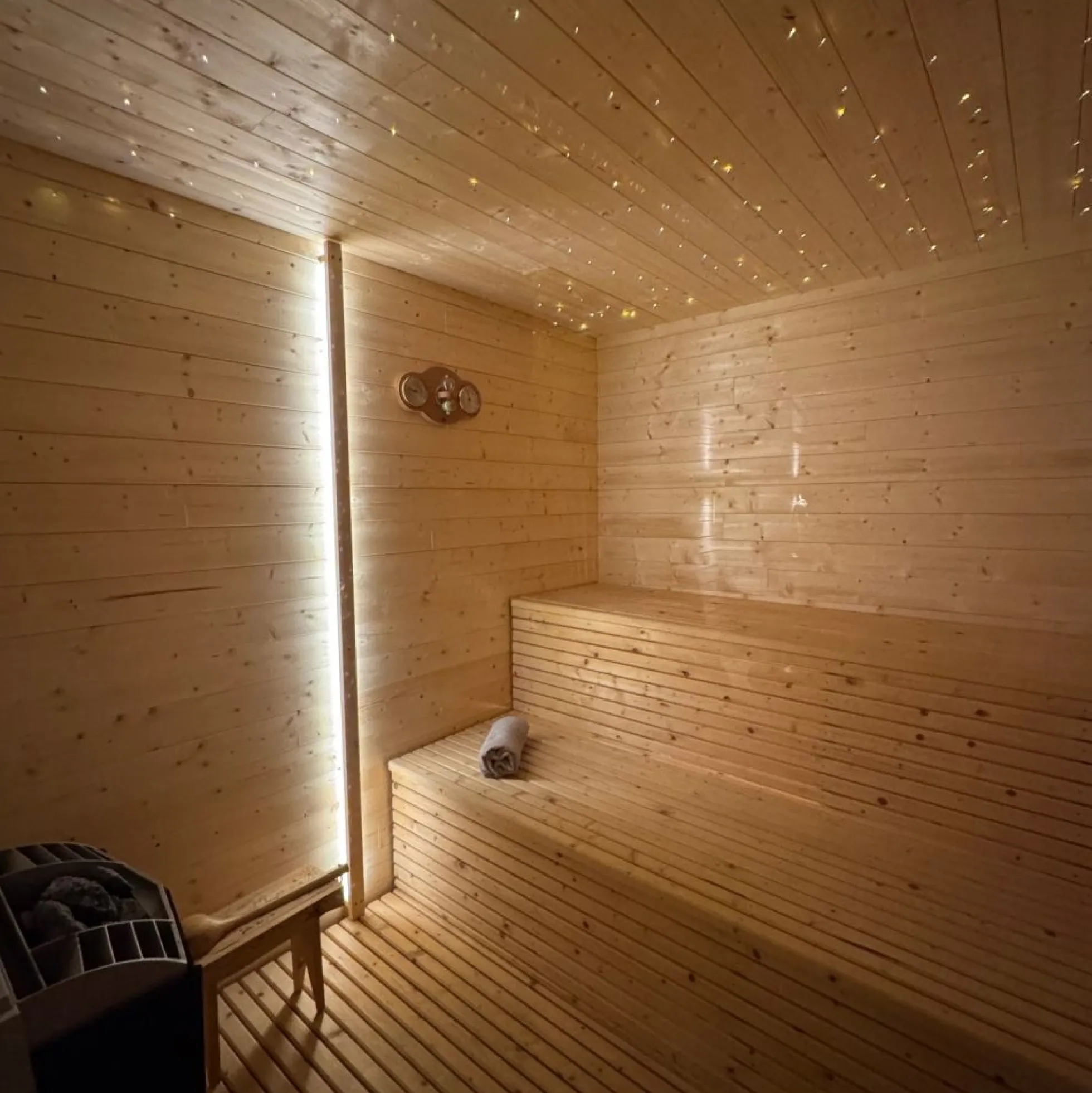 LEDlife Sauna LED strip, 8W pr. meter, IP68, 24V, dæmpbar, 2600K
