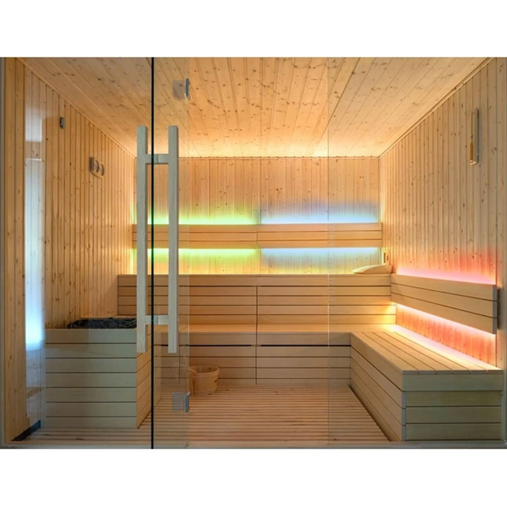 LEDlife sauna LED strip, 8W pr. meter, IP68, 24V, dæmpbar, RGB, 1 meter