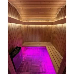 LEDlife sauna LED strip, 8W pr. meter, IP68, 24V, dæmpbar, RGB, 1 meter
