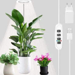 LEDlife Spyd Vækstlys, 14W, timer, dæmpbar, justerbar højde, 720lm, 230V