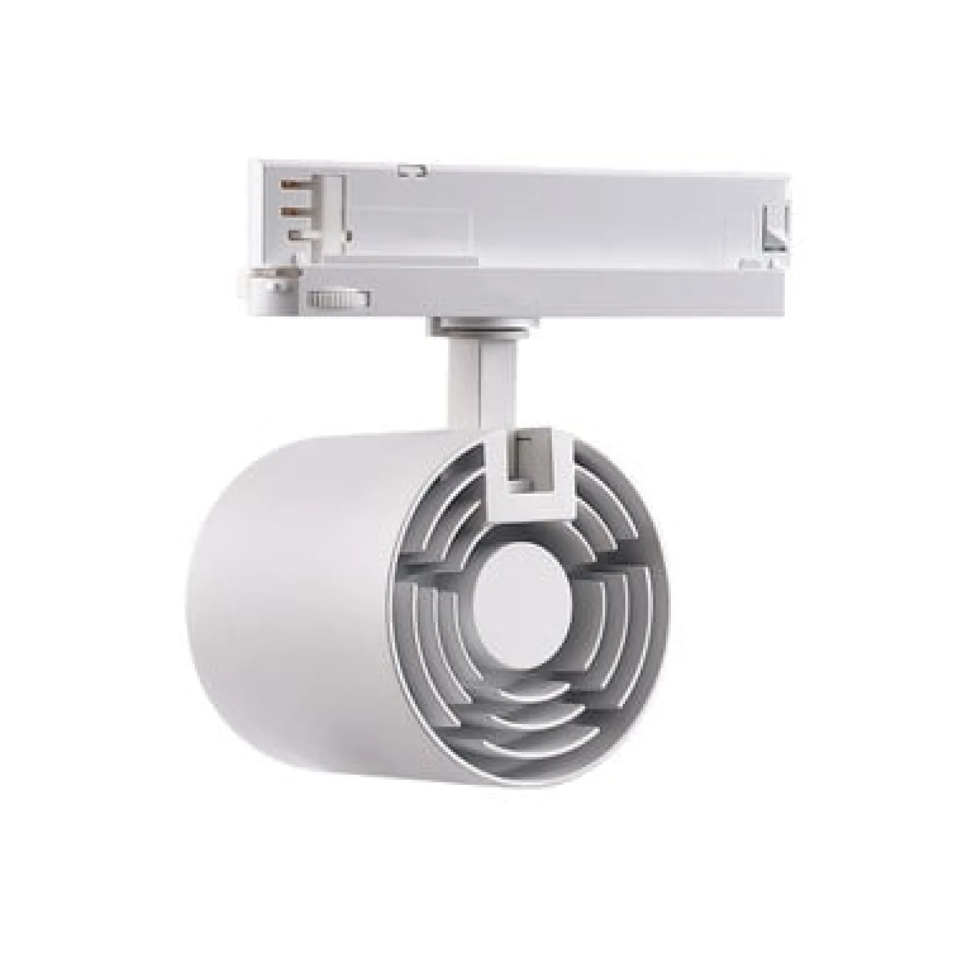 LEDlife 30W hvid skinnespot, 3-faset, 175 lm/W, RA 90, 38 grader, dæmpbar
