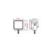 LEDlife 40W LED arbejdslampe, 4800 lumens, 10-30V, IP67 vandtæt, 8° fokuseret lys, 81 x 82,5 x 67,5 mm (restsalg)