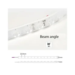 LEDlife 22W/m LED strip, IP68, 24V, 48 LED pr. meter - 5 meter