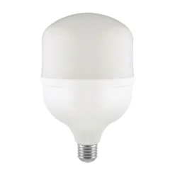 LED pære, E27, 50W, 5400 lumen, 4000K, IP20, med E40 fatningsadapter - V-TAC