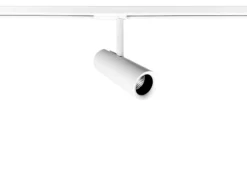 Ledpro Cylinder 60 1-faset skinnespot, 3000K, 1600lm, CRI90, 38° (15° & 25°), hvid