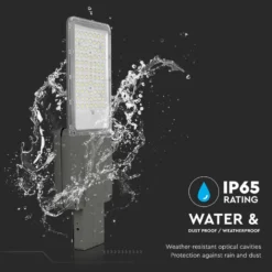 LED Solargadelampe - 6500K, 3.2V, 75Ah, LiFePO4-batteri, IP65 beskyttelse
