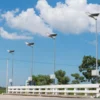 LED Solcelle Gadelampe, 6500K, 3.2V, 50Ah LiFePO4 batteri, IP65 vejrbeskyttet