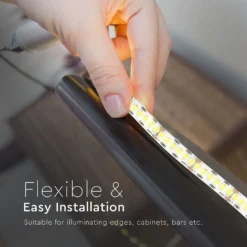 LED strip 10 meter, 18W/m, RA95, 24V DC, IP20, Samsung LED chips, 240 LED/meter - Neutral (restsalg)