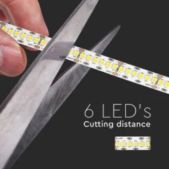 LED strip 10 meter, 18W/m, RA95, 24V DC, IP20, Samsung LED chips, 240 LED/meter - Neutral (restsalg)