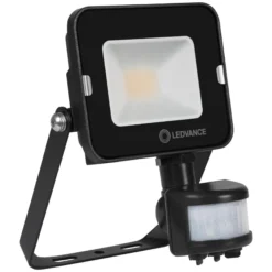 Ledvance Floodlight Compact Value projektør med sensor, IP65, sort