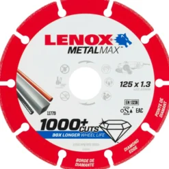 Lenox METALMAX™ diamantskæreskive AG, 125 mm, 22,2 mm centerhul