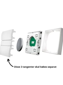 Lightbee - Zigbee tryk til LK FUGA og Philips Hue