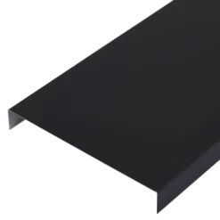 Limtræsprofil, aluminium, sort, 140 mm, 1 meter