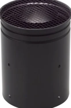 Lindab afkasthætte VHA 400560, sort