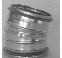 Lindab BFU Bøjning - 250 mm, 15 Grader, Falset