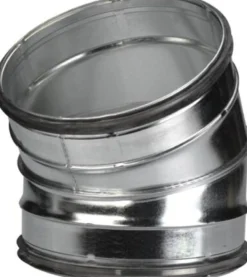 Lindab bøjning bfu 63030 falset, 30°, 630mm, galvaniseret stål