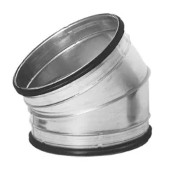 Lindab bøjning BFU, 30°, 400 mm, galvaniseret stål