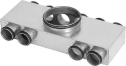 Lindab indomo fordelerboks MCU 200-80, 10 kanaler, type 115667