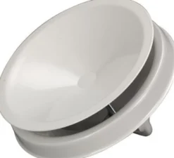 Lindab KIR125 Kontrolventil, Indblæsningsventil, 125 mm, RAL9003
