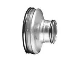 Lindab reduktion kort centrisk, RCU 400X250, nippel/nippel
