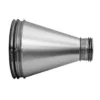 Lindab Reduktion Lang Centrisk RCLU, 1120 x 800 mm, nippel/nippel