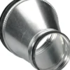 Lindab reduktion RLU 400-315 mm, excentrisk, 152 mm længde, galvaniseret stål