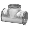Lindab T-rør TCPU, 100mm - 63mm, 90°, galvaniseret stål
