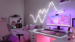 Lines Skin, mat pink, 9 stk. - Nanoleaf