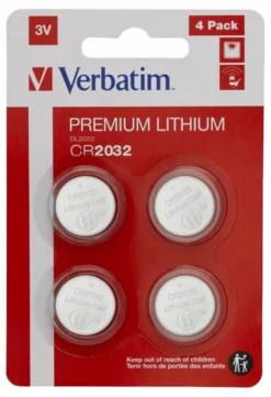 Lithium battery CR2032 3V 4 pack (udgået)