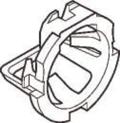 LK CLIC'LINE® – Kabelaflastning til kanaldåse, Ø7 til 14 mm kabel