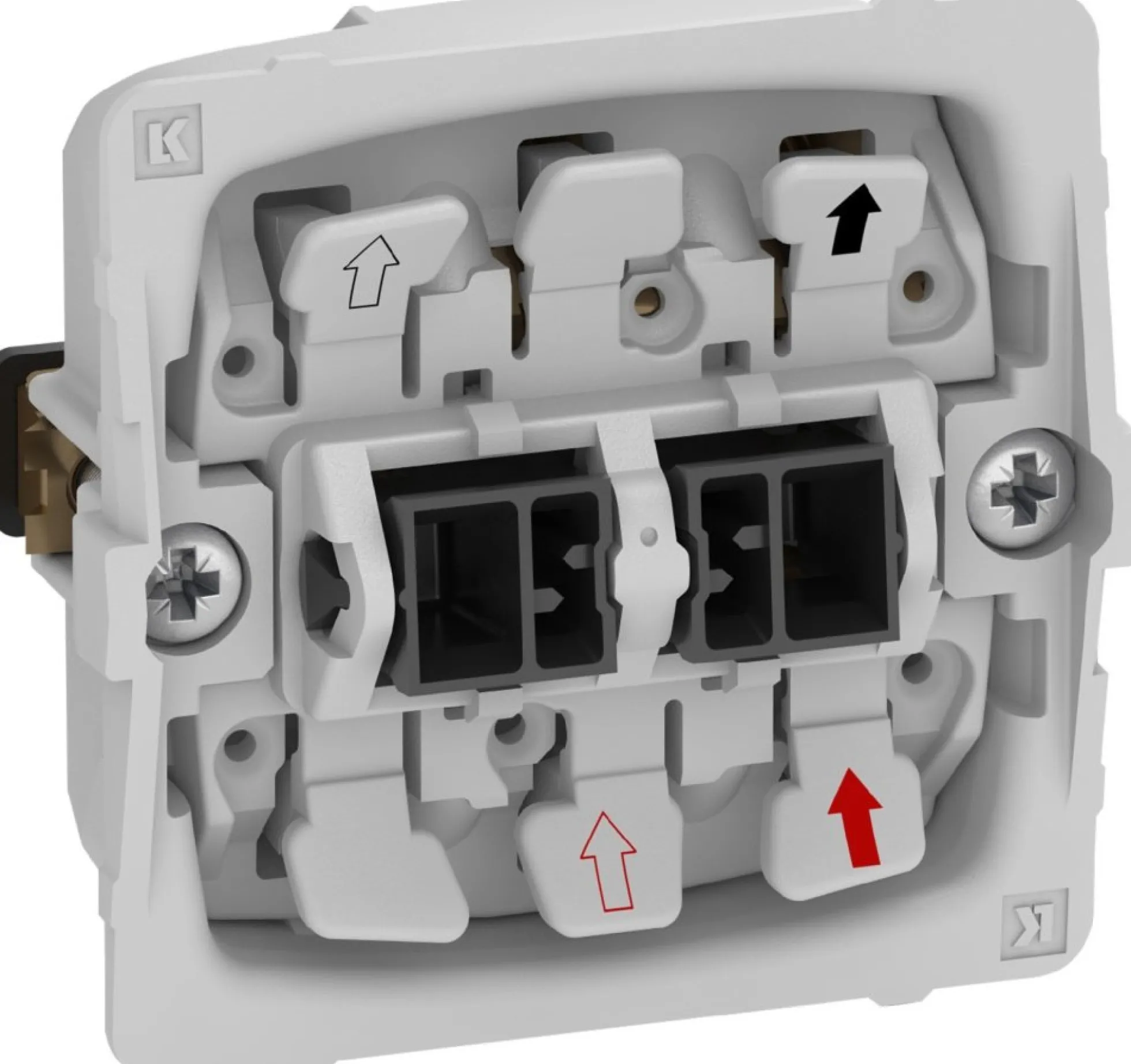 LK FUGA® – Afbryder 2-polet, 1 modul